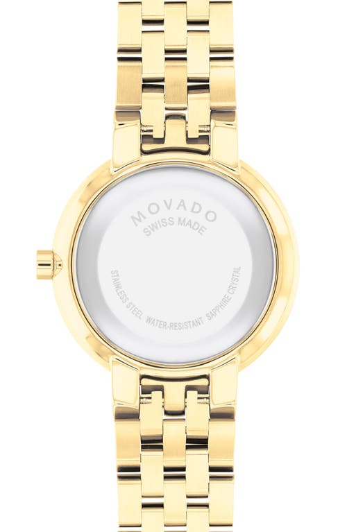 Movado Women's Museum Classic Yellow Goldtone Stainless Steel Bracelet Watch/29.5mm In Black