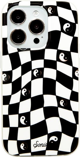 Baby Blue Checkered Phone Case iPhone Case by LUCKY 13