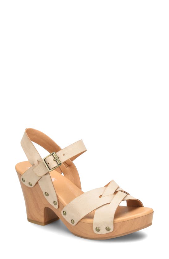 korks brandi leather clog