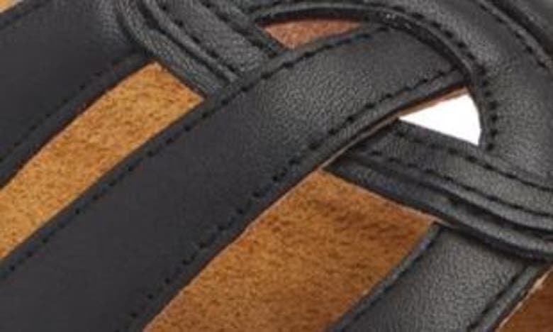 Shop Naot Liv Slide Sandal In Jet Black Leather