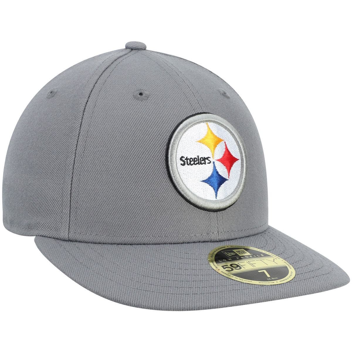 GRAPHITE Pittsburgh Steelers New Era 59Fifty Cap 