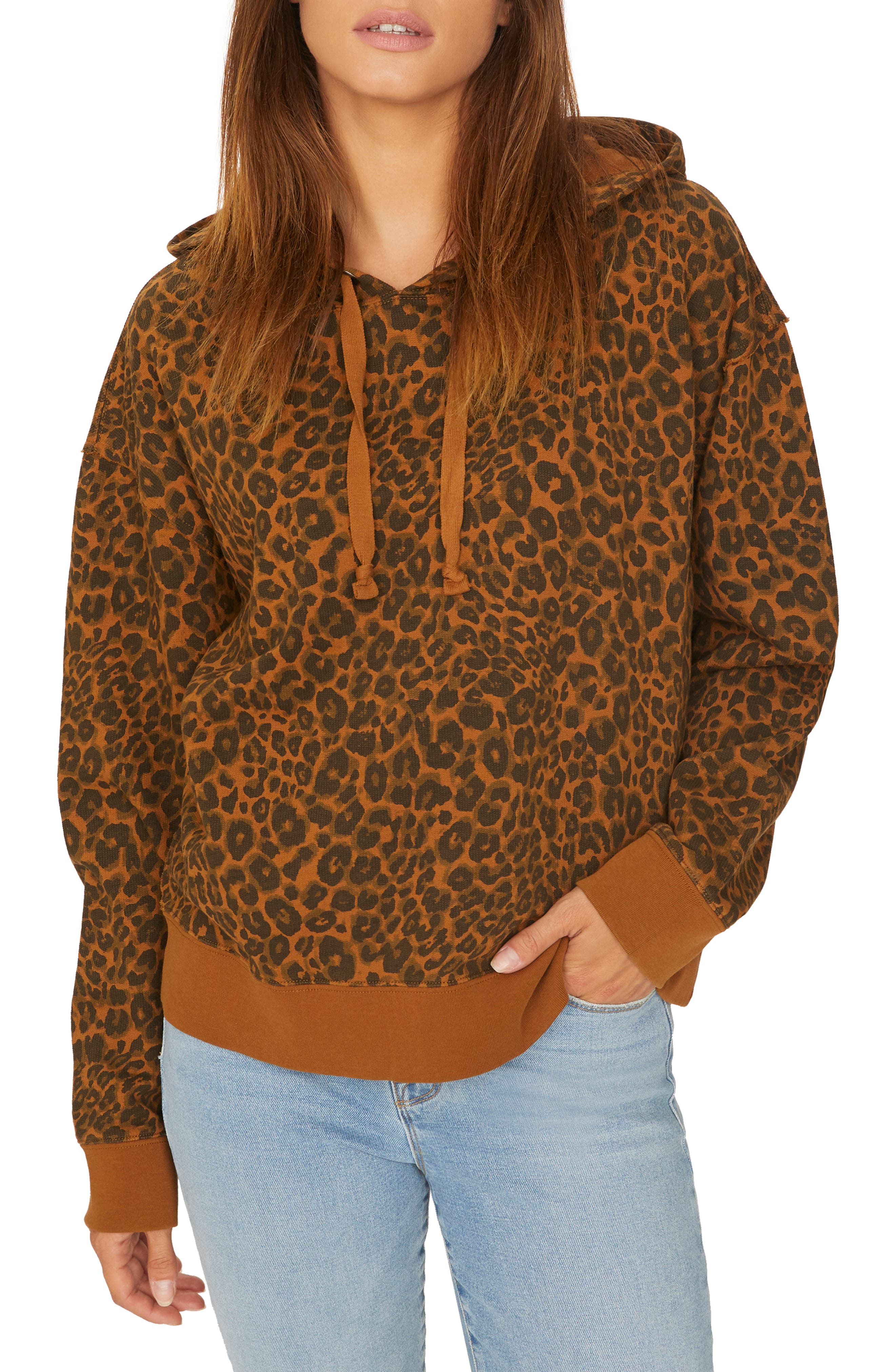 sanctuary leopard hoodie