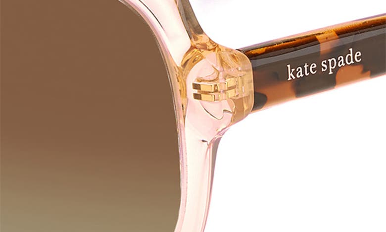 Kate Spade Babbette 55mm Polarized Square Sunglasses In Pink