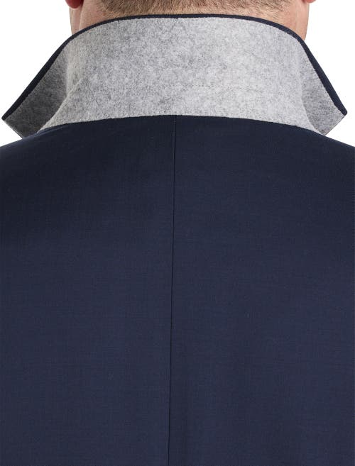 Oak Hill Premium By Dxl Jacket-relaxer Blazer In Navy