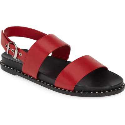 Linea Paolo Reid Studded Sandal, Red