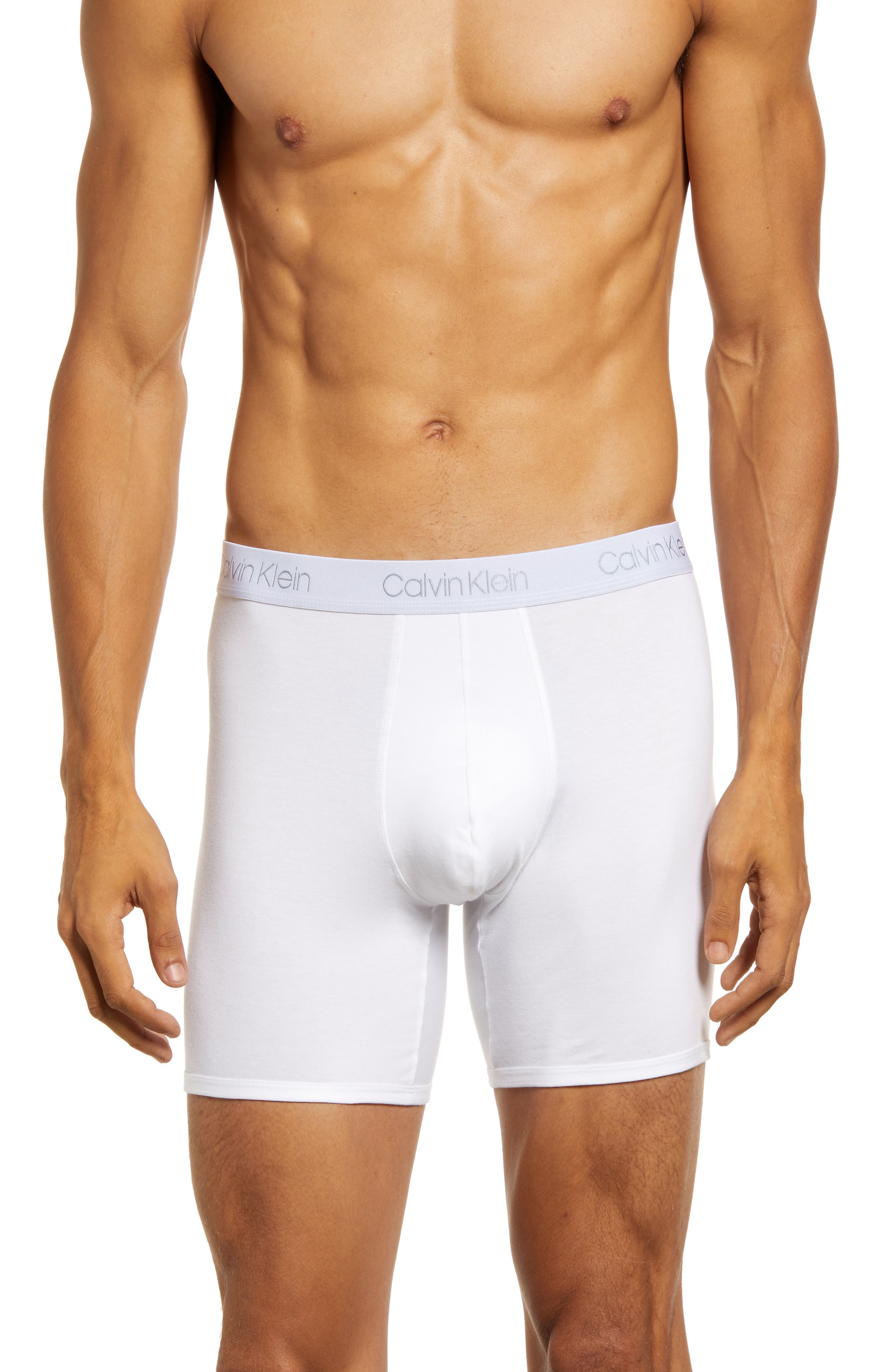 white calvin klein men's underwear