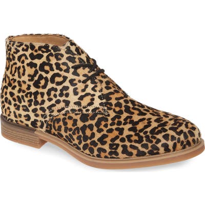 Hush Puppies Bailey Genuine Calf Hair Chukka Boot, Beige