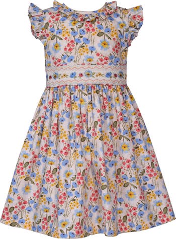 Iris & Ivy Kids' Floral Smocked Party Dress | Nordstrom