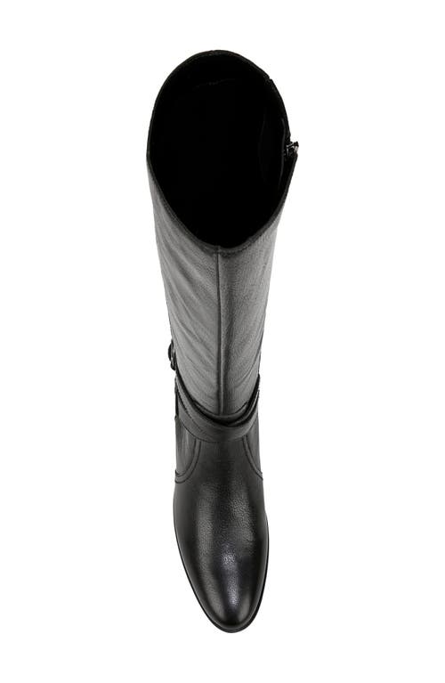 Naturalizer Garrison Womens Round Toe Side Zipper Knee-high Boots In Black