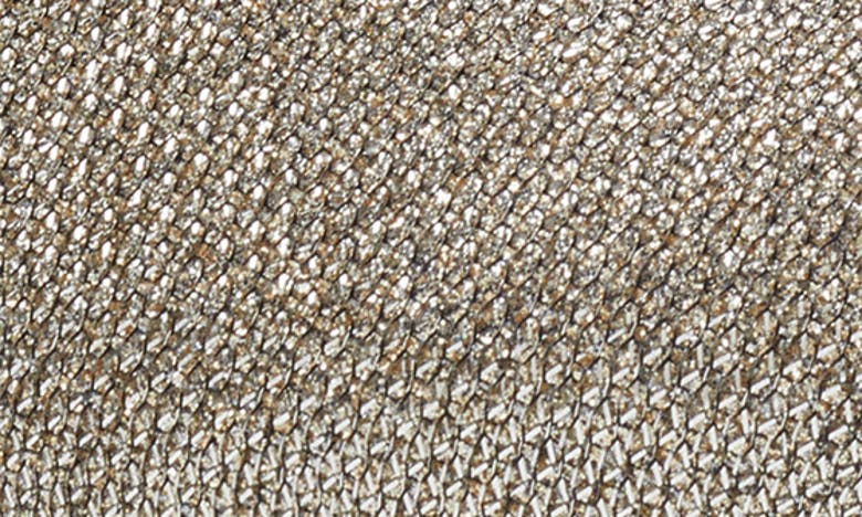 Shop Bandolino Rainaa Peep Toe Pump In Gold Glitter