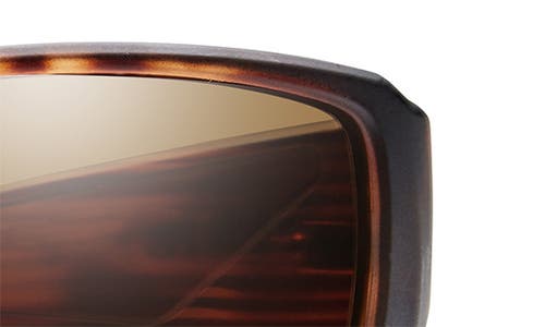 Shop Smith Guides Choice Xl 63mm Chromapop™ Polarized Oversize Square Sunglasses In Matte Havana/glass Brown