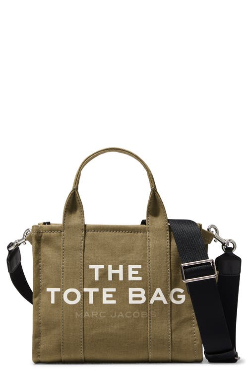 Marc Jacobs Mini Traveler Canvas Tote in Slate Green
