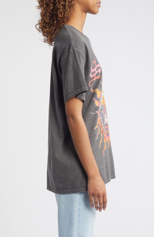 Shop Merch Traffic Sublime Sun Oversize Graphic T-shirt In Charcoal Grey