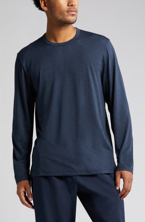 Perform Train Long Sleeve T-Shirt in Navy Eclipse