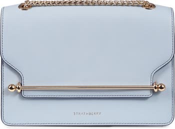 Strathberry Mini East/West Leather Crossbody Bag in Dark Silver at  Nordstrom - Yahoo Shopping