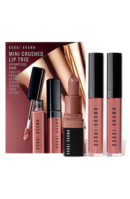 Bobbi Brown Festive Ready Mini Crushed Lip Trio USD $58 Value in Nude