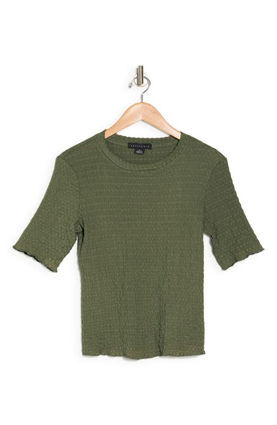 Shop Sanctuary Texture Knit Top In Evergreen