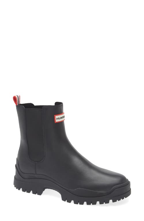 Shop Hunter Winica Waterproof Leather Chelsea Boot In Black