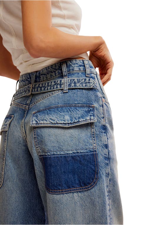 Shop Free People Waterfalls Baggy Wide Leg Jeans In Outlaw