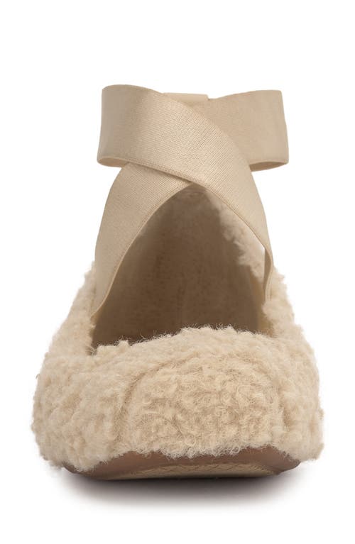 Jessica Simpson 'mandalaye' Leather Flat In Natural Brown