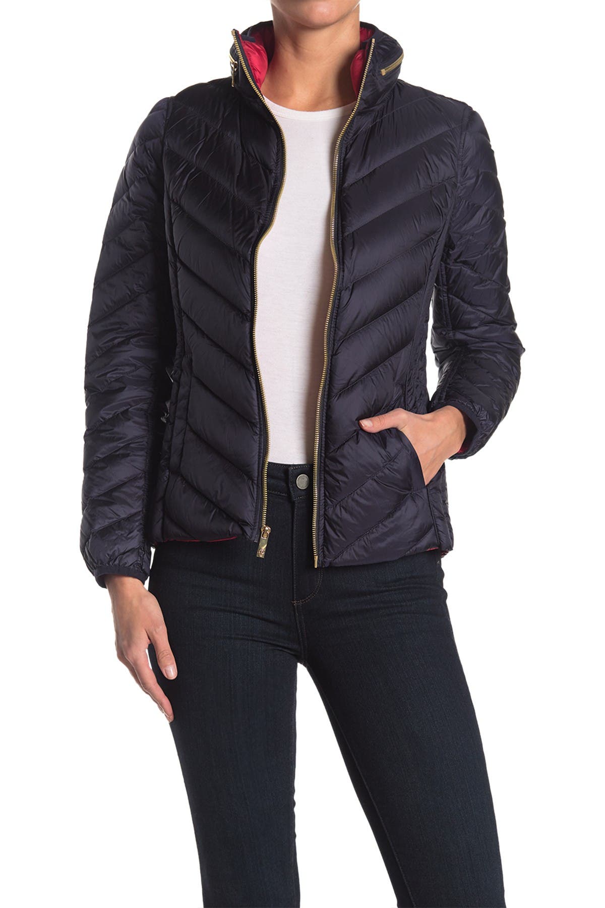 Anne Klein Packable Down Puffer Jacket Nordstrom Rack