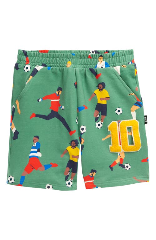Rock Your Baby Kids' Football Players Sweat Shorts Green at Nordstrom,