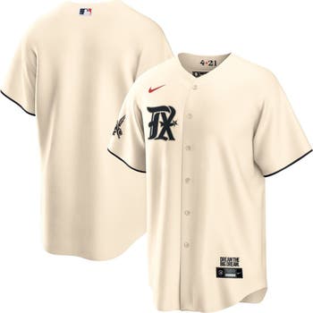 Nike Cream Texas Rangers 2023 City Connect Replica Jersey At Nordstrom in  Natural