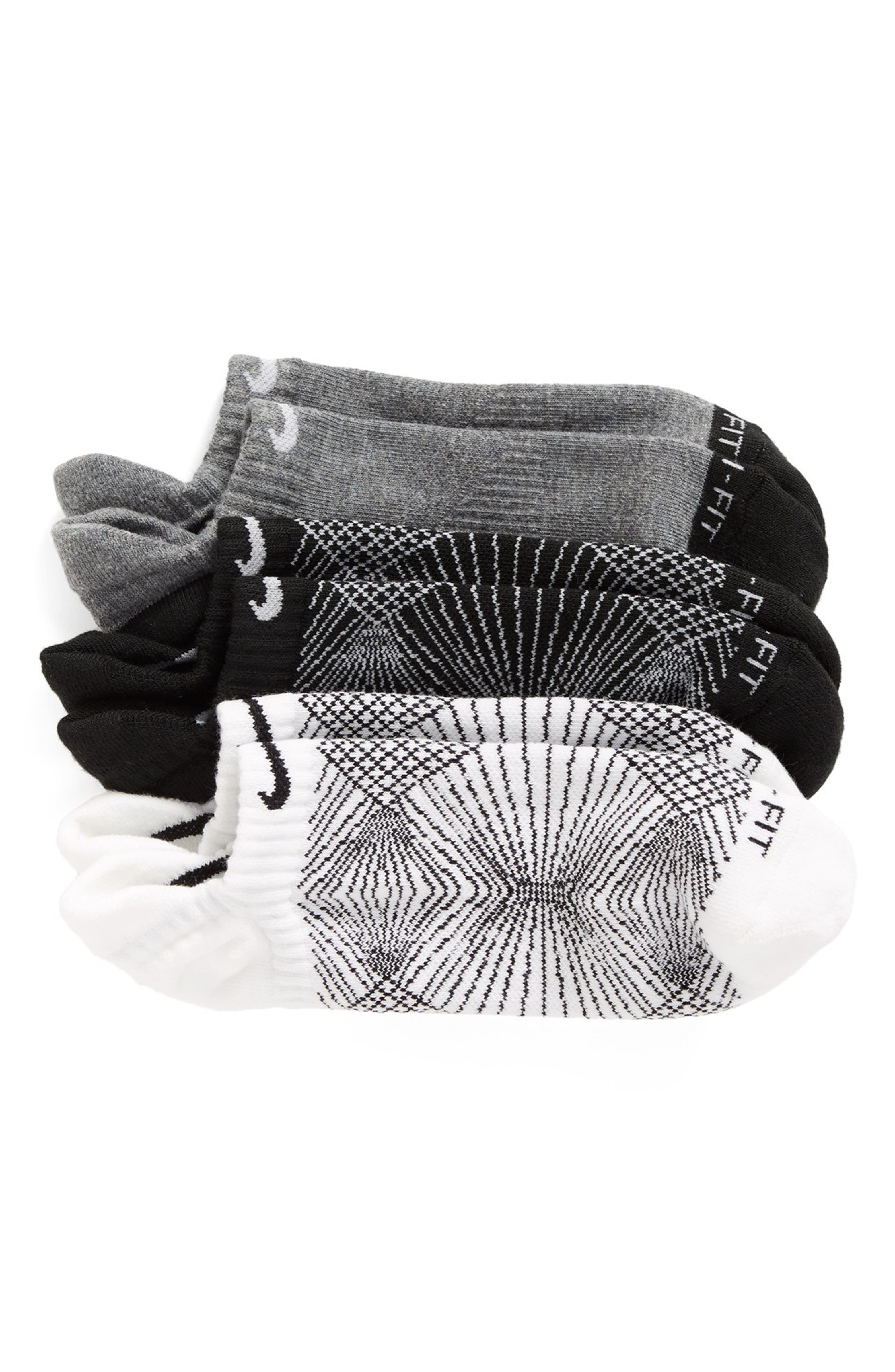 Nike Graphic Dri-FIT Ankle Socks (3-Pack) | Nordstrom