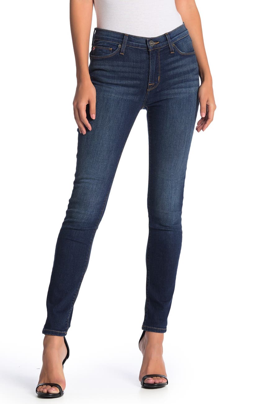 HUDSON Jeans | Natalie Mid Rise Ankle Super Skinny Jeans | HauteLook