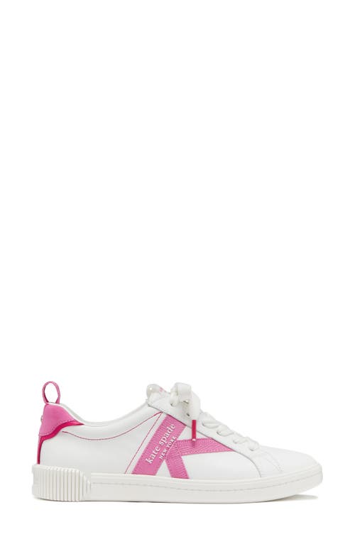 Shop Kate Spade New York Signature Sneaker In True White/carousel