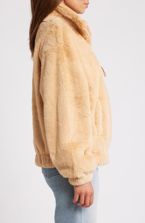 Shop Ugg(r) Faux Fur Jacket In Oolong