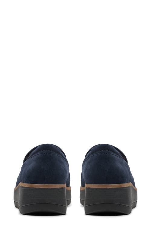 Clarks ® Zylah May Chain Loafer In Navy Suede