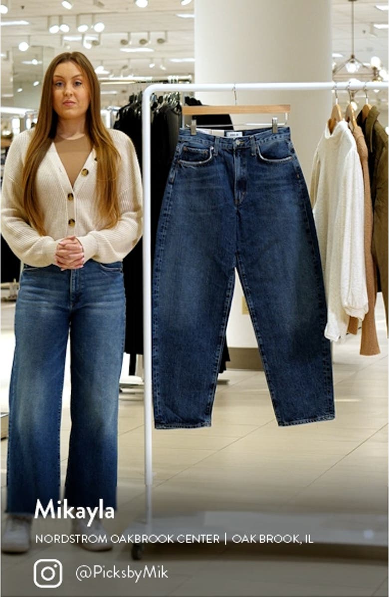 AGOLDE Balloon High Waist Wide Barrel Leg Jeans Nordstrom