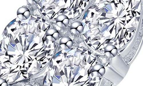 Lafonn Cluster Lab Created Diamond Ring In Silver