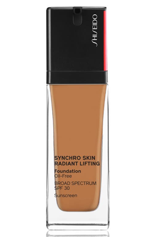 Shiseido Synchro Skin Radiant Lifting Foundation SPF 30 in 420 Bronze at Nordstrom