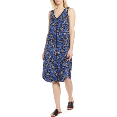 Tommy Bahama Forte Floral Shift Dress, Blue