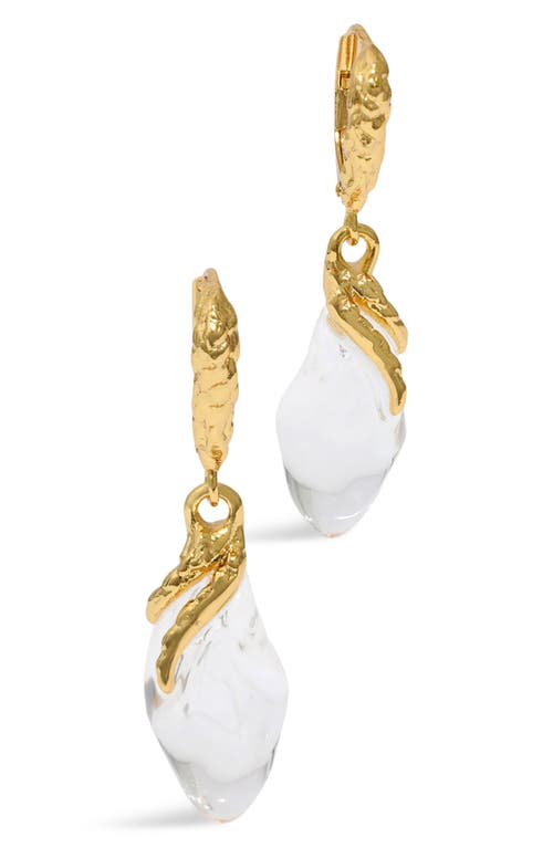 Alexis Bittar Liquid Vine Lucite Raindrop Earrings in Gold at Nordstrom