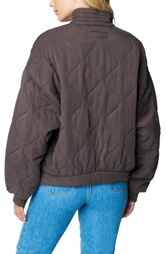 Shop Blanknyc Quilted Jacket In Moonless Night
