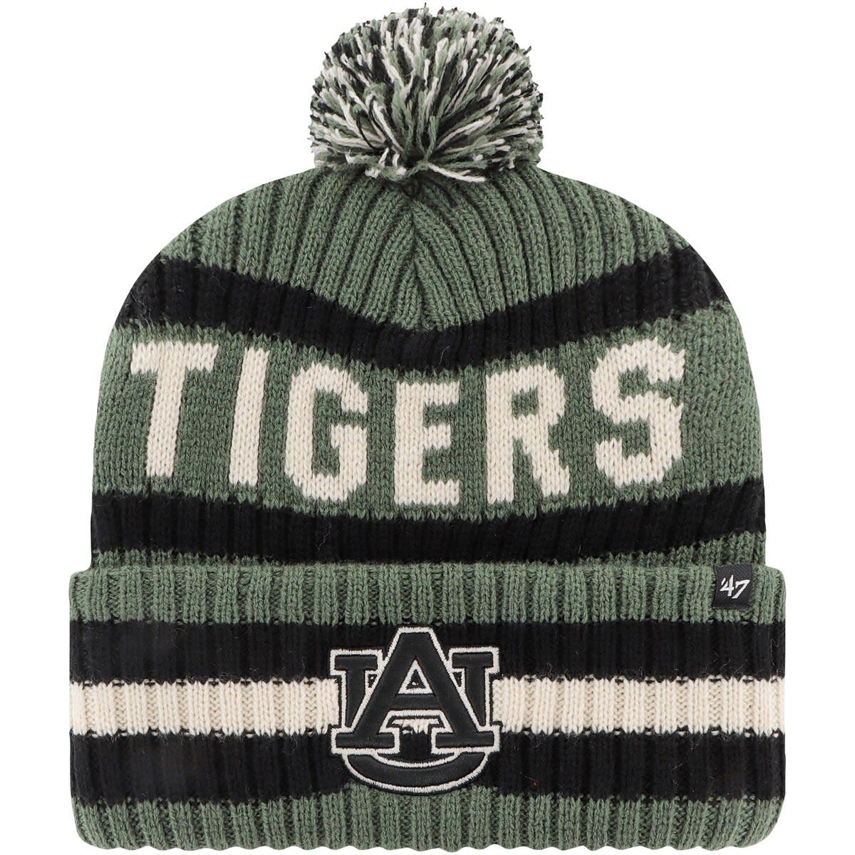 Lids Auburn Tigers Under Armour Freedom Collection Cuffed Knit Hat with Pom