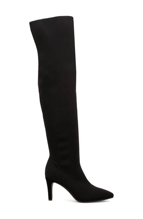 Mia Camera Knit Over-the-knee Boot In Black