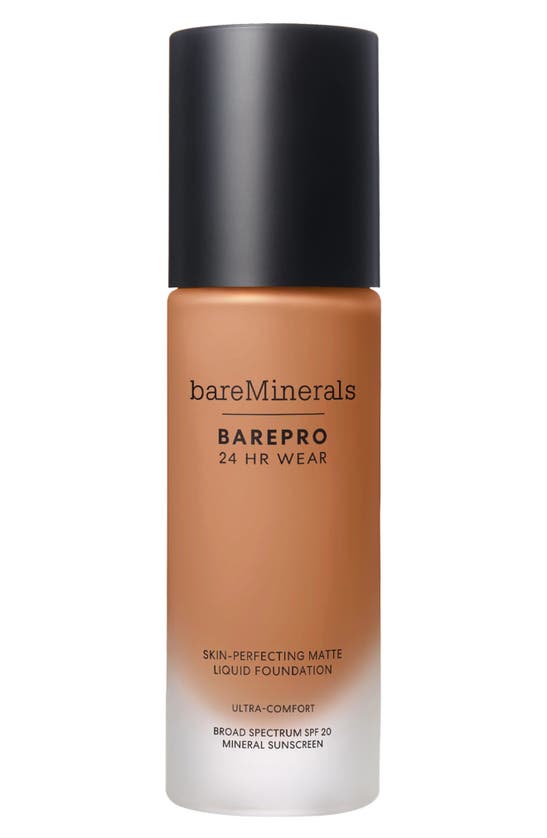 Shop Bareminerals Barepro 24hr Wear Skin-perfecting Matte Liquid Foundation Mineral Spf 20 Pa++ In Medium Deep 46 Cool