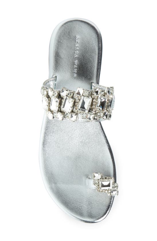 Shop Azalea Wang Whimsey Sandal In Silver