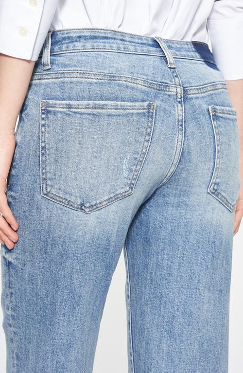 Bayeas Flora Deep Cuff Straight Jeans In Stellar
