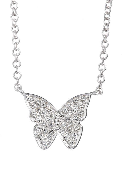 EF Collection Diamond Butterfly Pendant Necklace in Gold at Nordstrom