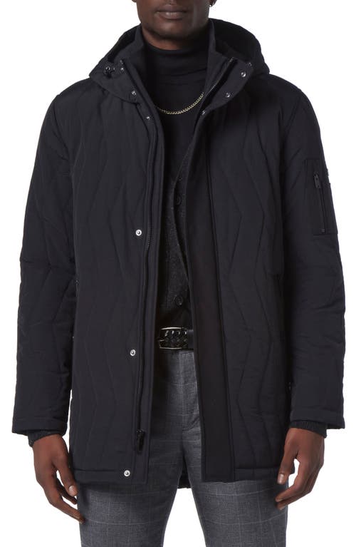 Andrew Marc Foley Water Resistant Jacket in Black