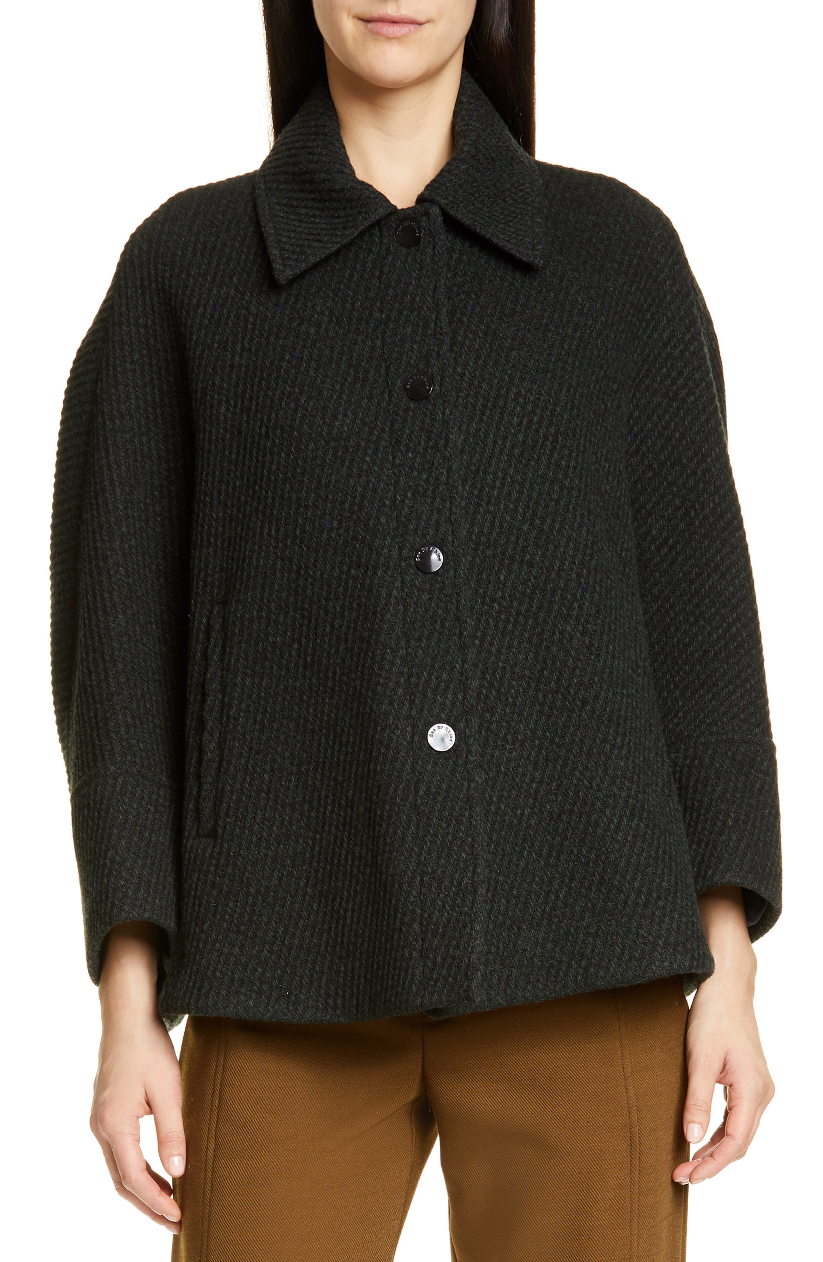 see by chloe wool coat