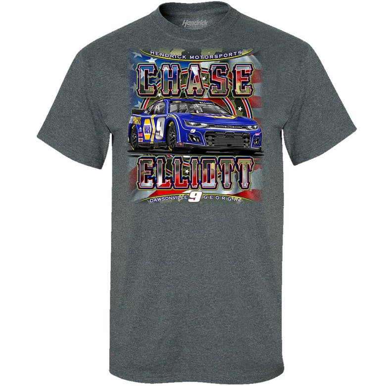 Shop Hendrick Motorsports Team Collection Heather Charcoal Chase Elliott Car T-shirt
