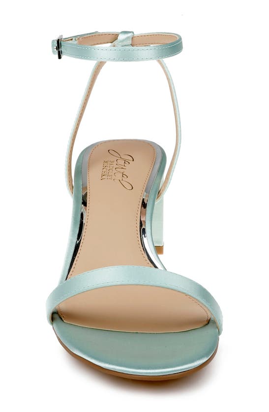 Jewel Badgley Mischka Danni Ii Ankle Strap Sandal In Aqua Blue