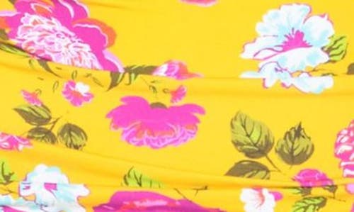 Betsey Johnson Skirted One-piece Swimsuit In Indian Summer Rose