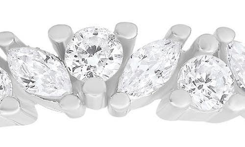 Queen Jewels Cubic Zirconia Multicut Band Ring In Silver